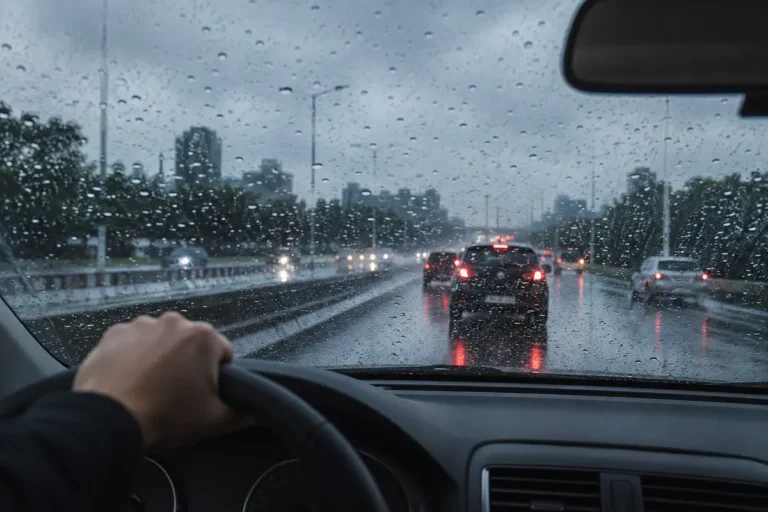 Como dirigir na chuva com segurança: cuidados essenciais para evitar acidentes